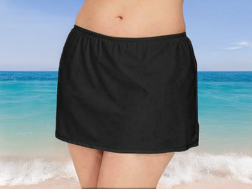 Island Escape Plus Size Swim Skirt