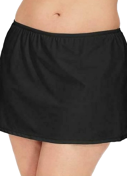 Island Escape Plus Size Swim Skirt